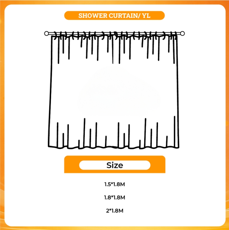 3D shower curtain - Tom MacDonald Store